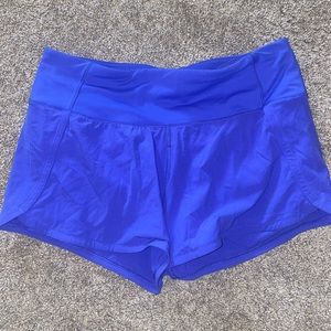 RARE Lulu lemon speed up shorts